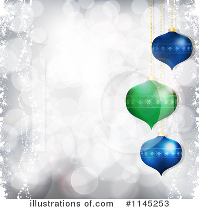 Christmas Ornaments Clipart #1145253 by elaineitalia