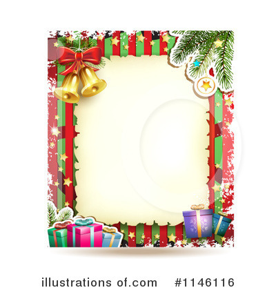 Royalty-Free (RF) Christmas Background Clipart Illustration by merlinul - Stock Sample #1146116