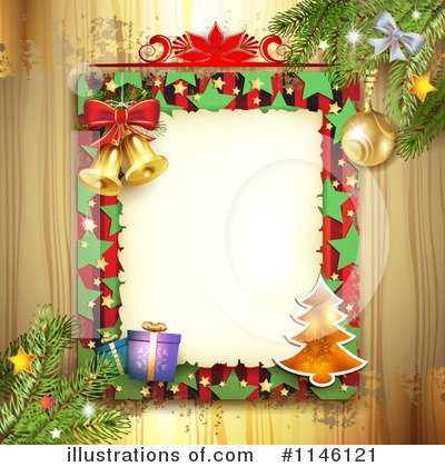 Royalty-Free (RF) Christmas Background Clipart Illustration by merlinul - Stock Sample #1146121
