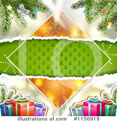 Royalty-Free (RF) Christmas Background Clipart Illustration by merlinul - Stock Sample #1150919