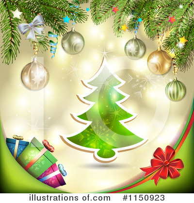 Christmas Tree Clipart #1150923 by merlinul