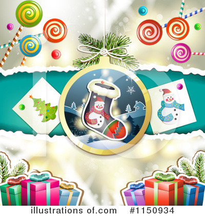 Royalty-Free (RF) Christmas Background Clipart Illustration by merlinul - Stock Sample #1150934