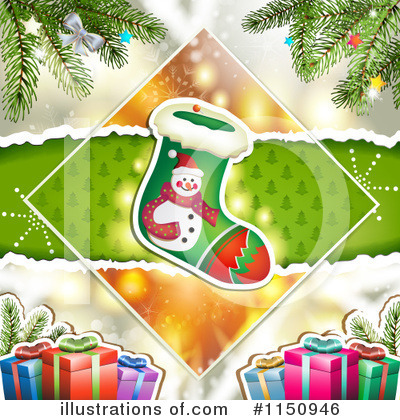 Royalty-Free (RF) Christmas Background Clipart Illustration by merlinul - Stock Sample #1150946