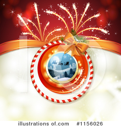 Royalty-Free (RF) Christmas Background Clipart Illustration by merlinul - Stock Sample #1156026