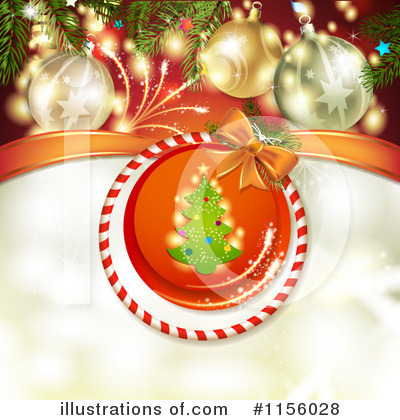 Royalty-Free (RF) Christmas Background Clipart Illustration by merlinul - Stock Sample #1156028
