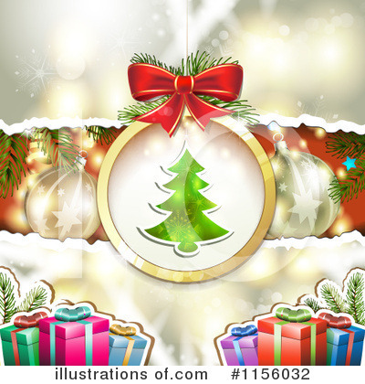 Royalty-Free (RF) Christmas Background Clipart Illustration by merlinul - Stock Sample #1156032