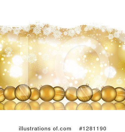 Royalty-Free (RF) Christmas Background Clipart Illustration by KJ Pargeter - Stock Sample #1281190