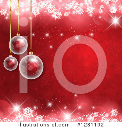 Royalty-Free (RF) Christmas Background Clipart Illustration by KJ Pargeter - Stock Sample #1281192