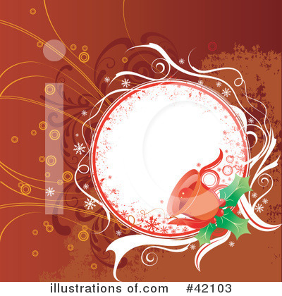 Royalty-Free (RF) Christmas Background Clipart Illustration by L2studio - Stock Sample #42103