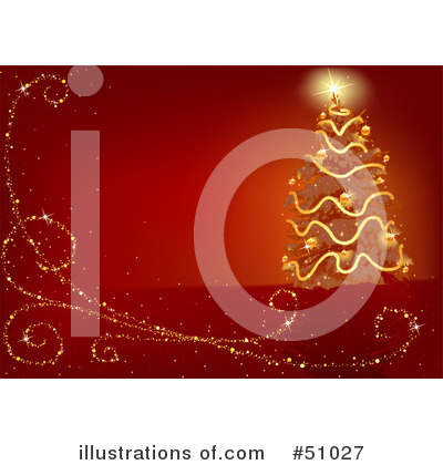 Royalty-Free (RF) Christmas Background Clipart Illustration by dero - Stock Sample #51027