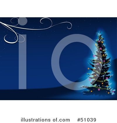 Royalty-Free (RF) Christmas Background Clipart Illustration by dero - Stock Sample #51039