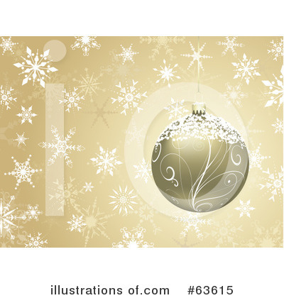 Royalty-Free (RF) Christmas Bauble Clipart Illustration by KJ Pargeter - Stock Sample #63615