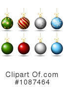 Christmas Baubles Clipart #1087464 by KJ Pargeter