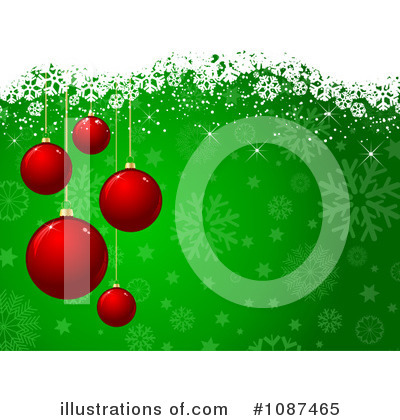 Royalty-Free (RF) Christmas Baubles Clipart Illustration by KJ Pargeter - Stock Sample #1087465