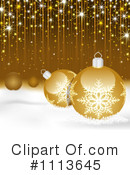 Christmas Baubles Clipart #1113645 by dero