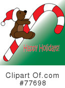 Christmas Bear Clipart #77698 by Pams Clipart