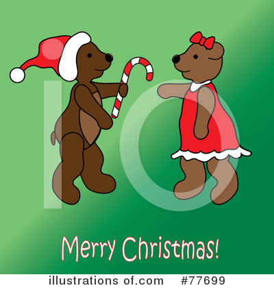 Royalty-Free (RF) Christmas Bear Clipart Illustration by Pams Clipart - Stock Sample #77699