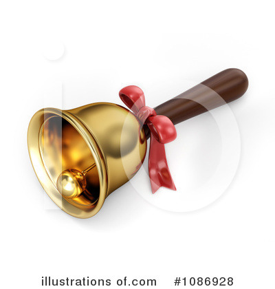 Royalty-Free (RF) Christmas Bell Clipart Illustration by BNP Design Studio - Stock Sample #1086928