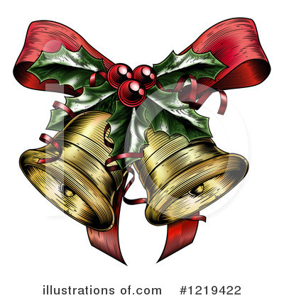 Royalty-Free (RF) Christmas Bells Clipart Illustration by AtStockIllustration - Stock Sample #1219422