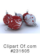 Christmas Bulbs Clipart #231605 by KJ Pargeter