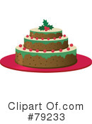 Christmas Cake Clipart #79233 by Melisende Vector
