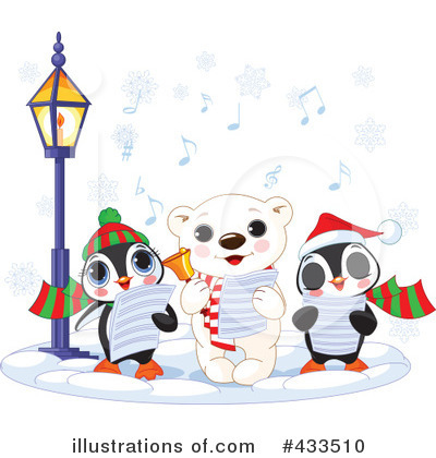 Christmas Caroling Clipart #433510 by Pushkin