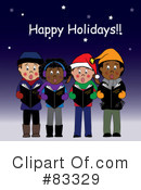 Christmas Caroling Clipart #83329 by Pams Clipart