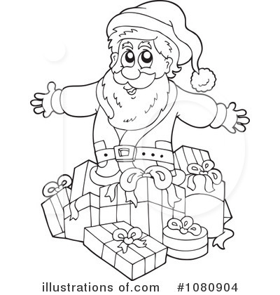 Royalty-Free (RF) Christmas Clipart Illustration by visekart - Stock Sample #1080904