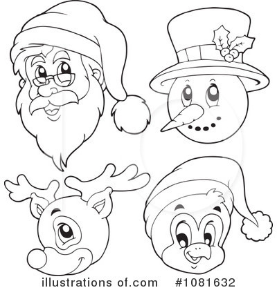 Royalty-Free (RF) Christmas Clipart Illustration by visekart - Stock Sample #1081632