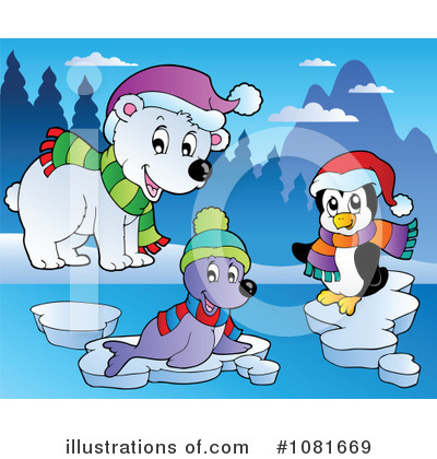 Polar Bear Clipart #1081669 by visekart