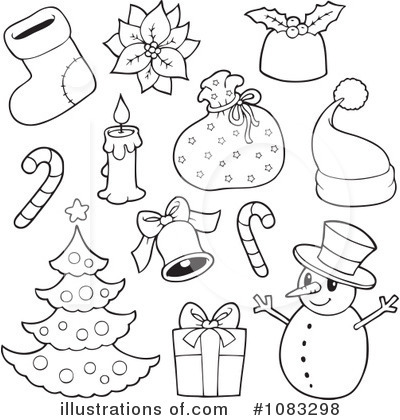 Royalty-Free (RF) Christmas Clipart Illustration by visekart - Stock Sample #1083298