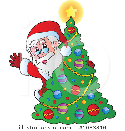Royalty-Free (RF) Christmas Clipart Illustration by visekart - Stock Sample #1083316