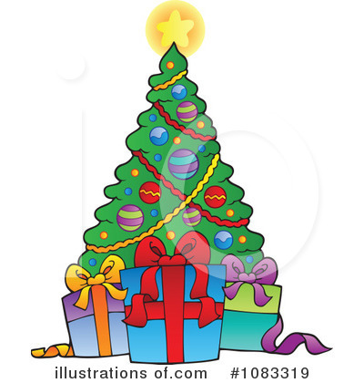 Royalty-Free (RF) Christmas Clipart Illustration by visekart - Stock Sample #1083319