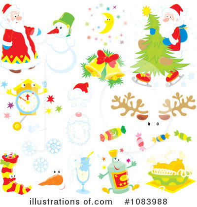 Royalty-Free (RF) Christmas Clipart Illustration by Alex Bannykh - Stock Sample #1083988