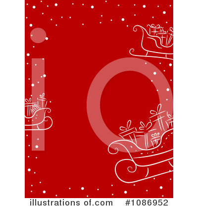Santas Sleigh Clipart #1086952 by BNP Design Studio