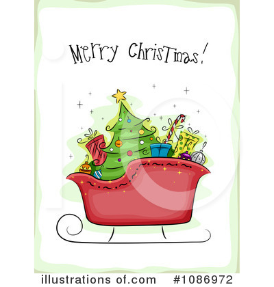 Santas Sleigh Clipart #1086972 by BNP Design Studio