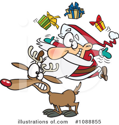 Rudolph Clipart #1088855 by toonaday