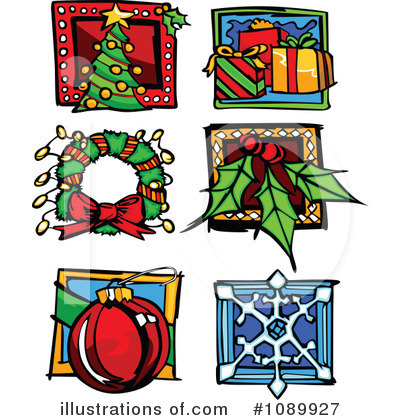 Royalty-Free (RF) Christmas Clipart Illustration by Chromaco - Stock Sample #1089927