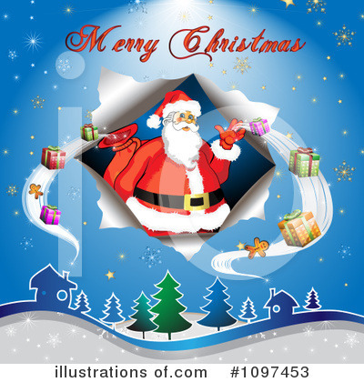 Christmas Gifts Clipart #1097453 by merlinul
