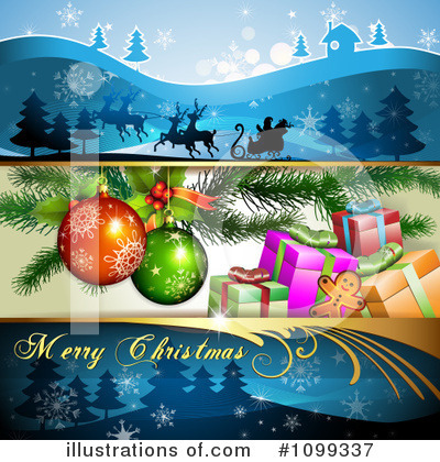 Royalty-Free (RF) Christmas Clipart Illustration by merlinul - Stock Sample #1099337