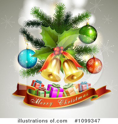 Christmas Bells Clipart #1099347 by merlinul