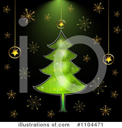 Christmas Tree Clipart #1104471 by merlinul