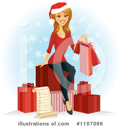 Royalty-Free (RF) Christmas Clipart Illustration by Amanda Kate - Stock Sample #1107066