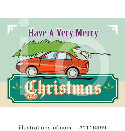 Christmas Tree Clipart #1116399 by patrimonio