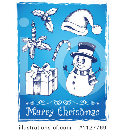 Merry Christmas Clipart #1127769 by visekart