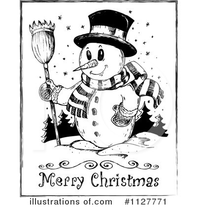 Royalty-Free (RF) Christmas Clipart Illustration by visekart - Stock Sample #1127771