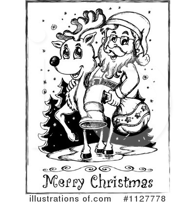 Merry Christmas Clipart #1127778 by visekart