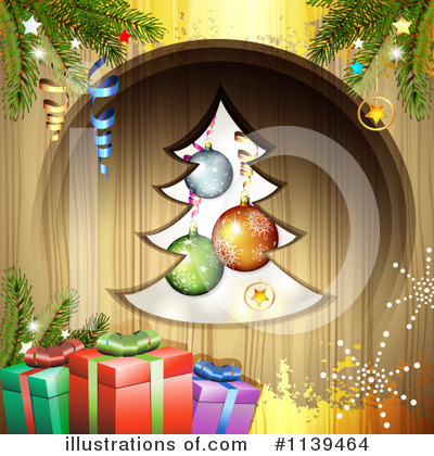 Christmas Tree Clipart #1139464 by merlinul