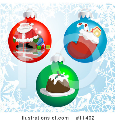 Christmas Bauble Clipart #11402 by AtStockIllustration