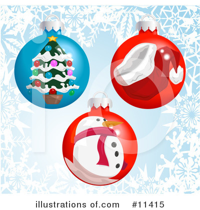 Christmas Bauble Clipart #11415 by AtStockIllustration